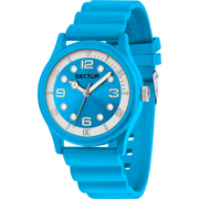 Sector H2O R3251318006 - cassa acciaio - cinturino plastica azzurra - quadrante azzurro/argento